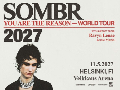 SOMBR SEISOMALIPPUJA PERMANNOLLE 11.5.2027 HELSINKI