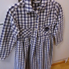 Ruudullinen Mekko / Ruutumekko puuvillaa - koko 126cm - pikkukuva 5