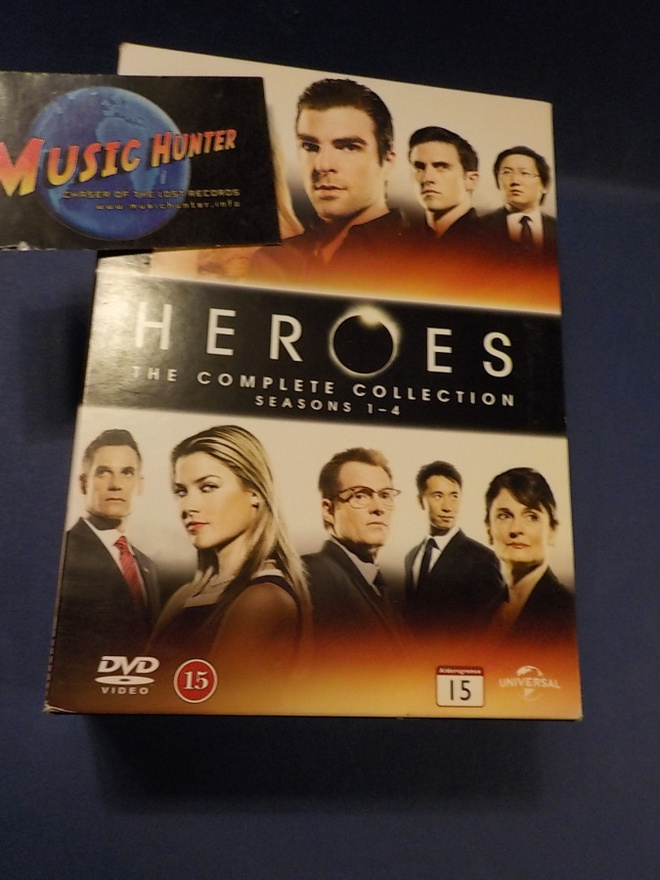 HEROES THE COMPLETE COLLECTION SEASONS 1-4 22DVD BOKSI (W)
