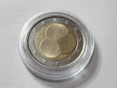 Suomi 2 euro 2019 hallitusmuoto 100v