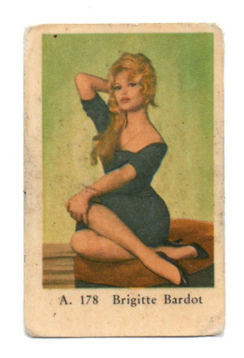Purkkakuva A. n:o 178 Brigitte BARDOT Purukumikuva