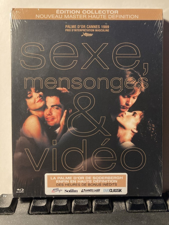 SEX, LIES & VIDEOTAPE, BluRay, Soderbergh, muoveissa