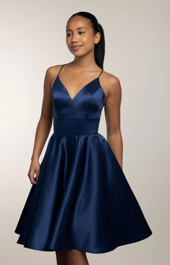 Zazabella: Juhlamekko Softsatin Midnight koko 30