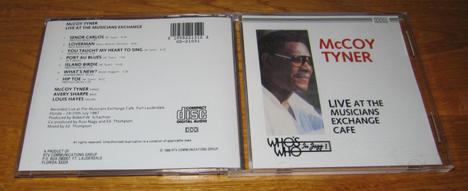 McCoy Tyner: Live at the Musicians Exchange Cafe CD