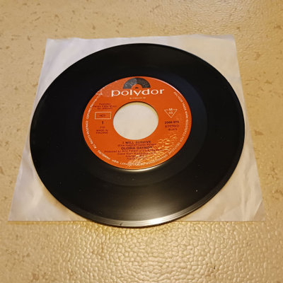 Gloria Gaynor – I Will Survive 7" orig Fin 1975 Rare uusi