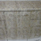 Uusi, iso, kashmirkuvioinen, 100% silkkihuivi 107cm x 107cm - pikkukuva 2