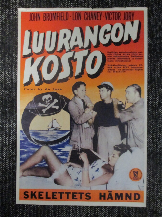 Luurangon kosto (1956) - vanha elokuvajuliste