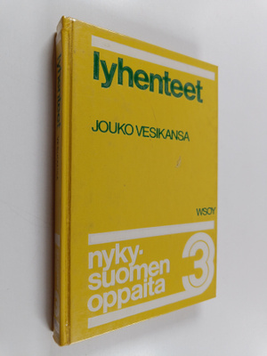 Jouko Vesikansa : Nykysuomen oppaita 3 : Lyhenteet