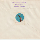1947 Suurkisa merkin FDC-kirje Ruotsiin - pikkukuva 2