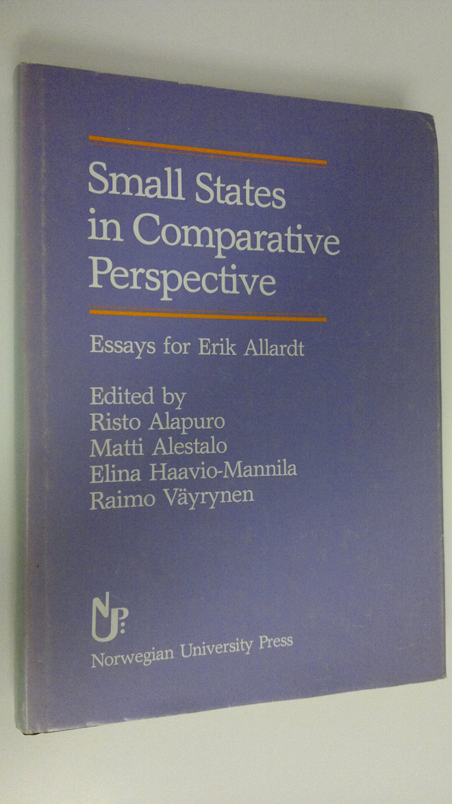 Erik Allardt : Small states in comparative perspective : ...