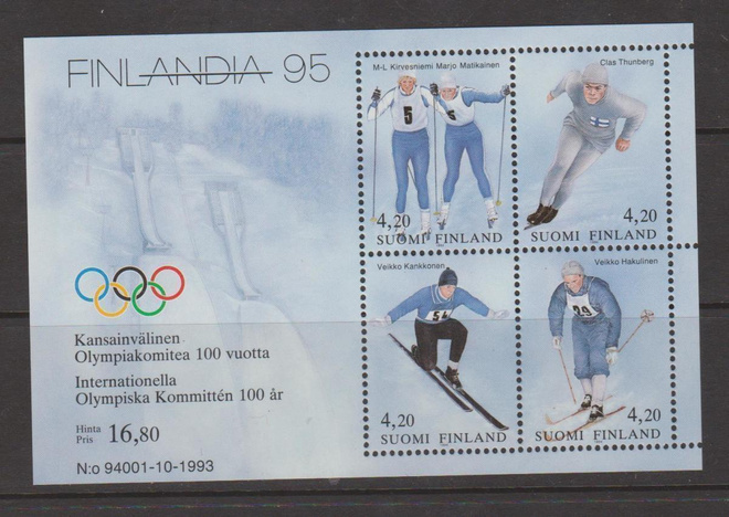 1994 FINLANDIA 95 Talviurheilu BL11 **