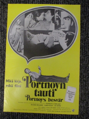 Portnoyn tauti (1972) - vanha elokuvajuliste
