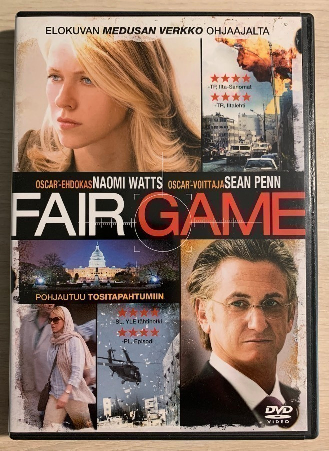 Fair Game (2010) Naomi Watts & Sean Penn (UUSI)