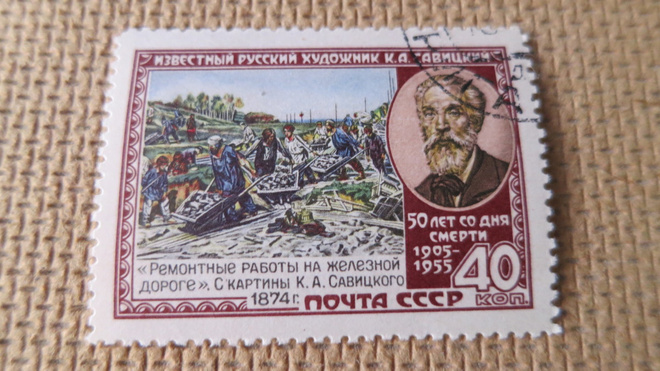 CCCP 1955: Konstantin Savitsky - 50 v. kuolemasta