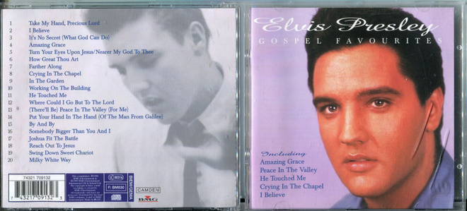 ELVIS PRESLEY . CD-LEVY . GOSPEL FAVOURITE