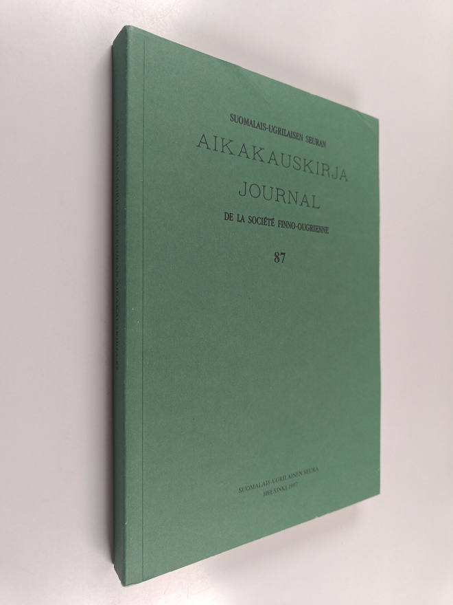 Suomalais-Ugrilaisen seuran Aikakauskirja 87 = De La Soci...