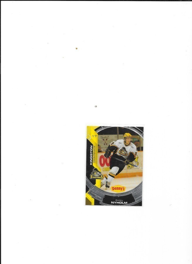 2006-07 Kingston Frontenacs #17 Bobby Nyholm HIFK farmi