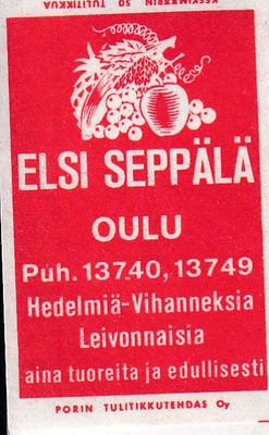 Oulu. Elsi Seppälä  , s96