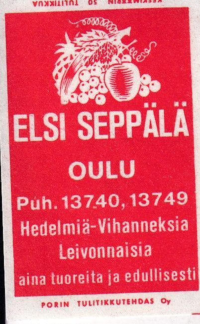 Oulu. Elsi Seppälä  , s96