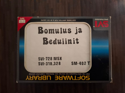 Bomulus ja beduiinit (kasetti + kotelo + ohjekirja)