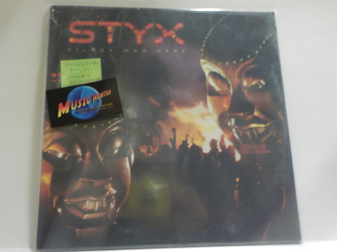 STYX  -  KILROY WAS HERE   M- / M-  HOLLAND -83 LP
