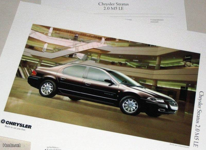 1995 Chrysler Stratus 2.0 M5 LE  esite - KUIN UUSI - suom
