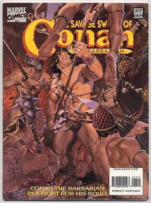 The Savage Sword of Conan the Barbarian No. 217 January 1994