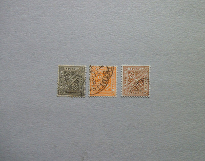 WÜRTTEMBERG Mi 237-239 o