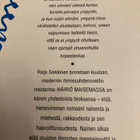 RAIJA SIEKKINEN: HÄIRIÖ MAISEMASSA - pikkukuva 2