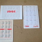 CCCP: seitsemän taskukalenteria 1973-1986 - Moskova-aihe - pikkukuva 3