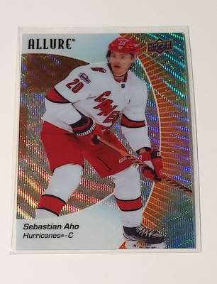 2023-24 Allure Orange Slice #38 Sebastian Aho