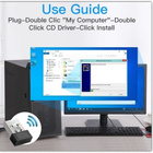 WIFI 6 -sovitin / Mini USB Dongle 2.4GHz 802.11ax #28985 - pikkukuva 2