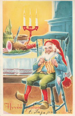 Postikortti  JOULUKORTTI, vanha