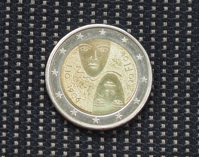 2 EUR Äänioikeuden 100-vuotisjuhlat 2006