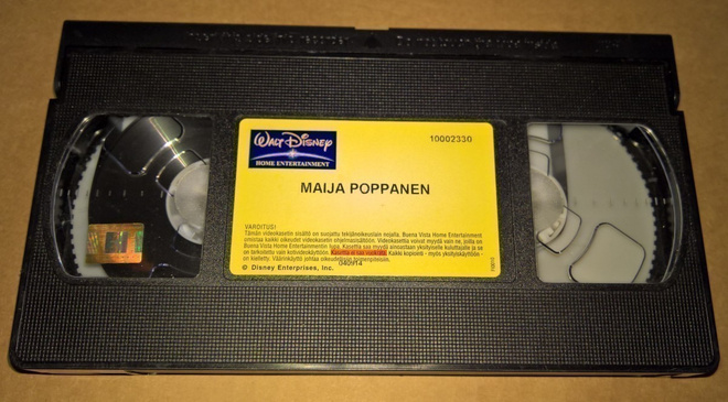 WALT DISNEY MAIJA POPPANEN  VHS