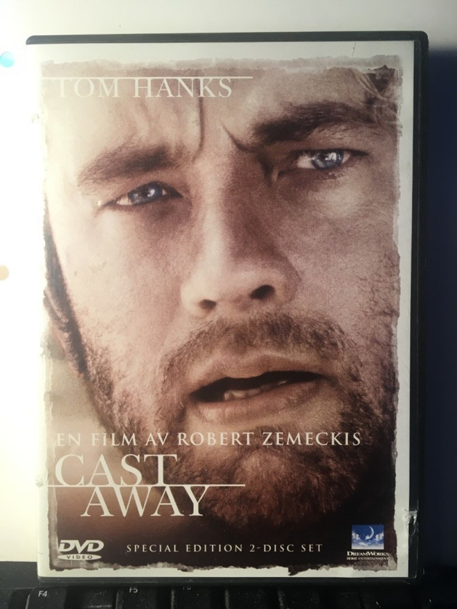 CAST AWAY, DVD X 2, Zemeckis, Hanks