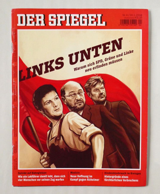 ”Vasemmalla alhaalla” DER SPIEGEL Nr 4 / 20.1.2018