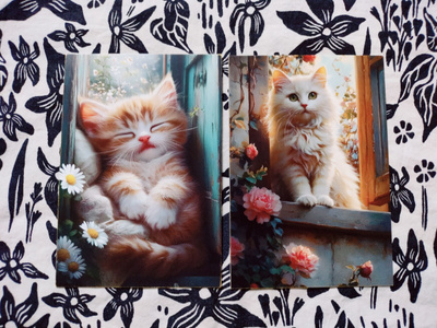 ~Kissa kortti~ 2kpl
