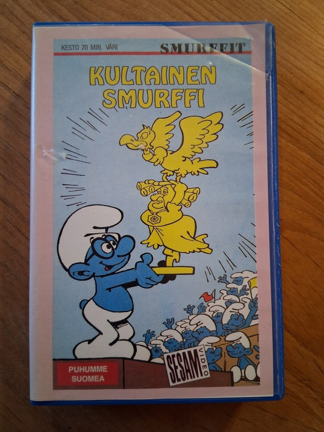Smurffit - Kultainen Smurffi (1983) VHS
