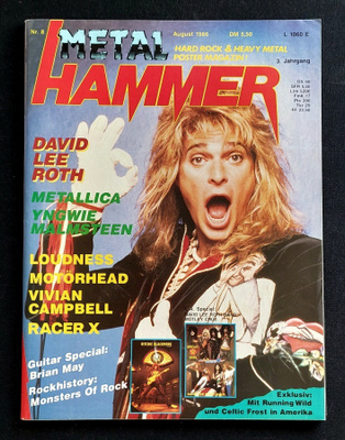 Metal Hammer 1986 : Rainbow - Blackmore , Mötley Crue