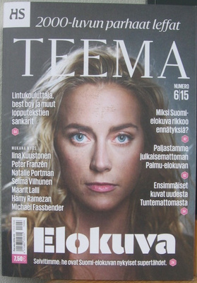 HS Teema 6/2015. 2000-luvun parhaat leffat. 98 s.