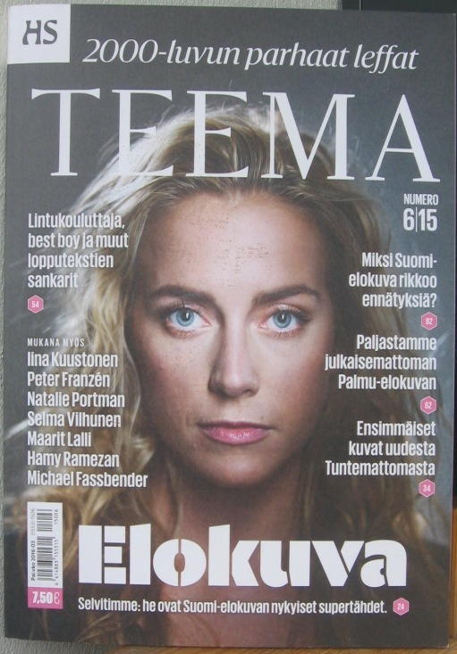 HS Teema 6/2015. 2000-luvun parhaat leffat. 98 s.