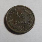 Alankomaat 1/2 cent 1900 - pikkukuva 2