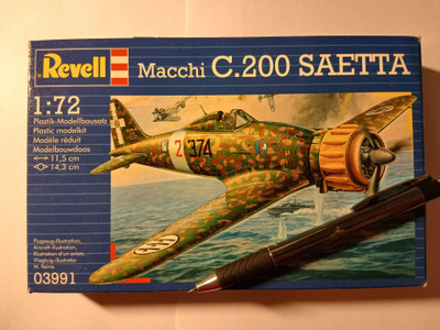 Macchi C.200 Saetta pienoismalli 1/72
