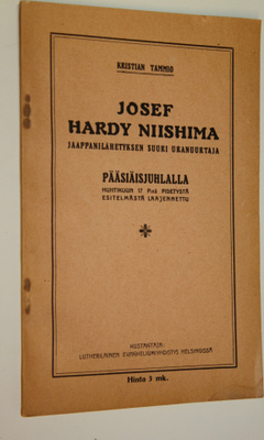 Kristian Tammio : Josef Hardy Niishima : jaappanilähetyks...
