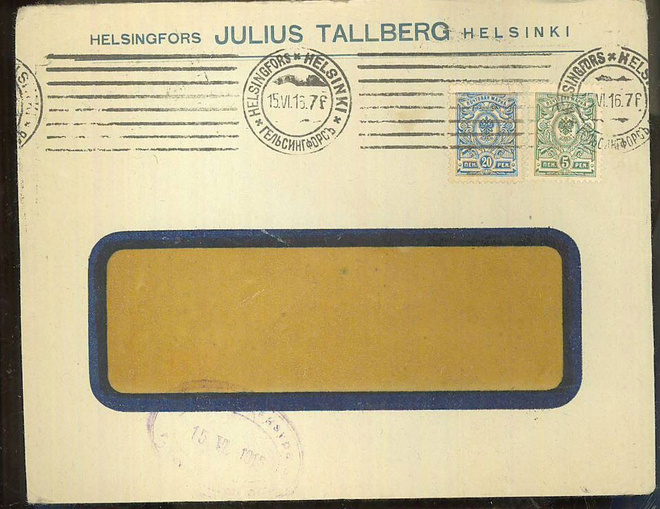 Firmakuori JULIUS TALLBERG 1916