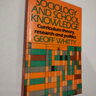 Geoff Whitty: Sociology and School Knowledge - pikkukuva 1