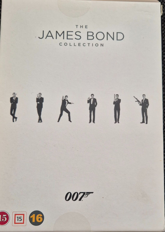 The James Bond Dvd Collection sisältää 24 elokuvaa -DVD