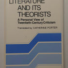 Tzvetan Todorov - Literature and Its Theorists - pikkukuva 1