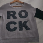 Cubus Rock Neule / Neulepaita paljeteilla - koko S / 158-164 - pikkukuva 5